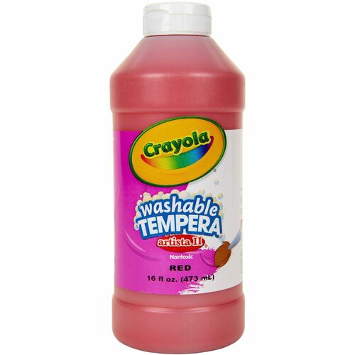 Paint, Tempera, All Purpose, 16 Oz, Red