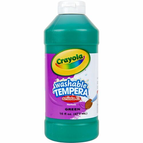 Paint, Tempera, All Purpose, 16 Ounce, Green