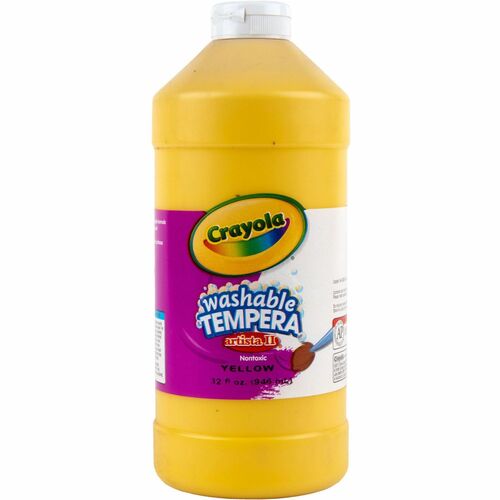 Paint, Tempura, Wash, 32 Oz, Yellow