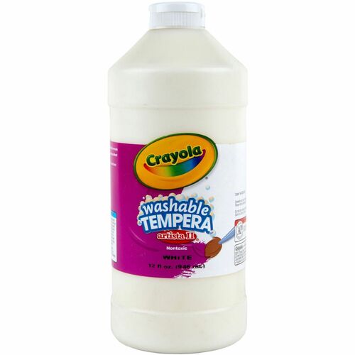 Paint, Tempera, Wash, 32 Oz, White