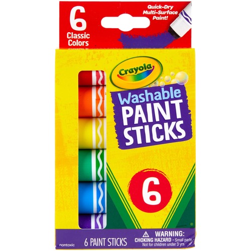 White Paint Sticks 6/PK