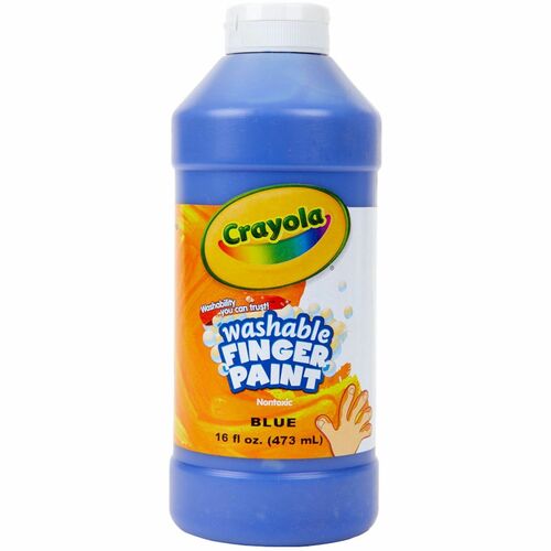 Paint, Finger, Washable, Beige, 16 Oz