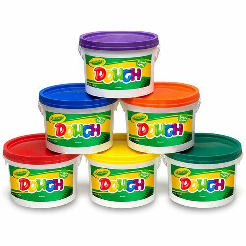 Dough, Crayola, Ast 6/CT