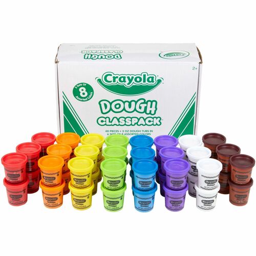 Toy, Dough, Class Pack, 3oz, Assorted 48/BX