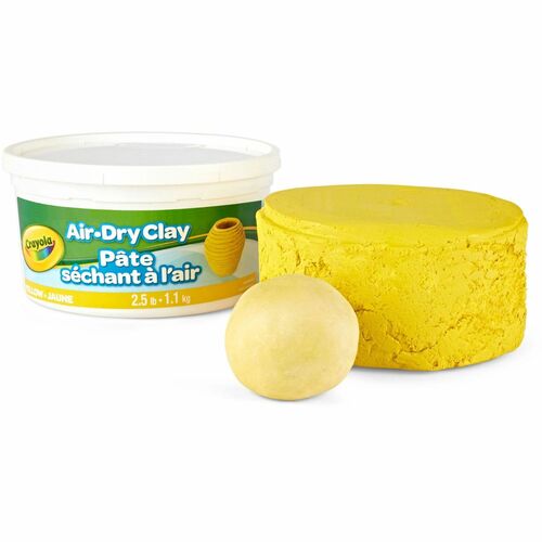Clay, Air Dry, 2.5 lb, Yellow