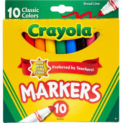 Marker, Regular, Black, Assorted 10/ST