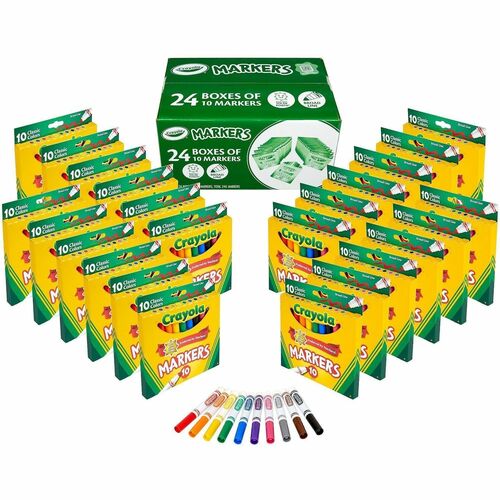 Marker, 10 Count Bulk, 24/Pack 10/PK