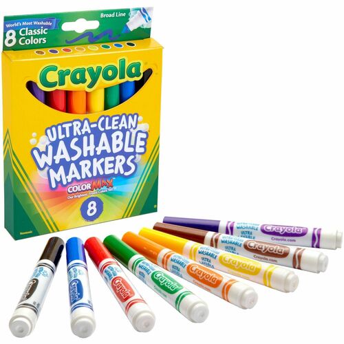 Marker, Broadline, Washable, 8 Count 8/ST