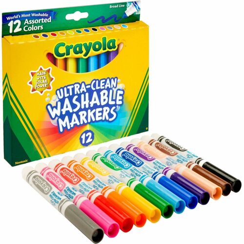 Marker, Broadline, Washable, 12C 12/ST