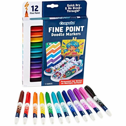Marker, Fine Point Doodle 12/PK