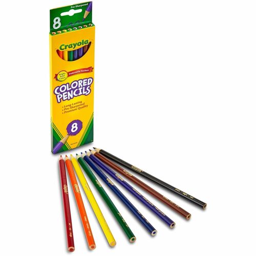 Pencil, Colored, Assorted 8/ST