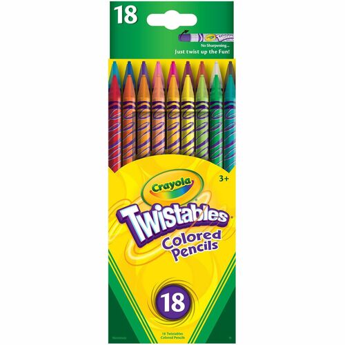 Pencil, Colored, Twist, Vibrant 18/ST