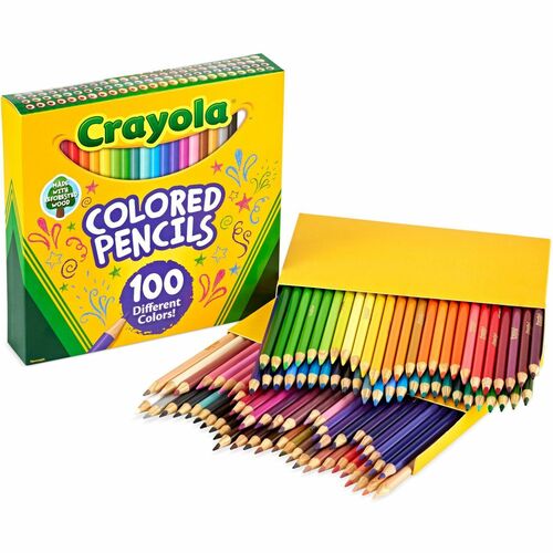 Pencils, Colored, Ast 100/ST