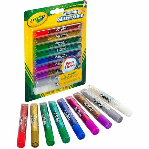 Glue, Glitter, Washable 9/PK