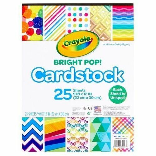 Cardstock, 25 Sheets, Pastels 25/PK