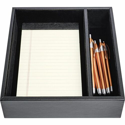 Pad Organizer, Junior, 9-3/5"x8-3/4"x2-3/5", Black