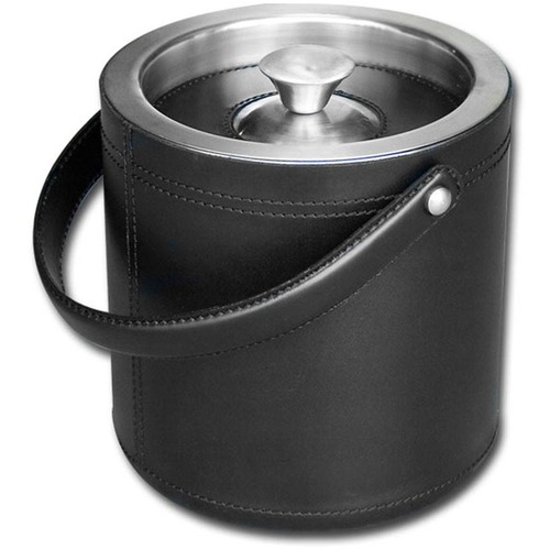 Ice Bucket, 1.5 Quart, 6-1/4"Wx6-1/4"Lx6-1/4"H, Black