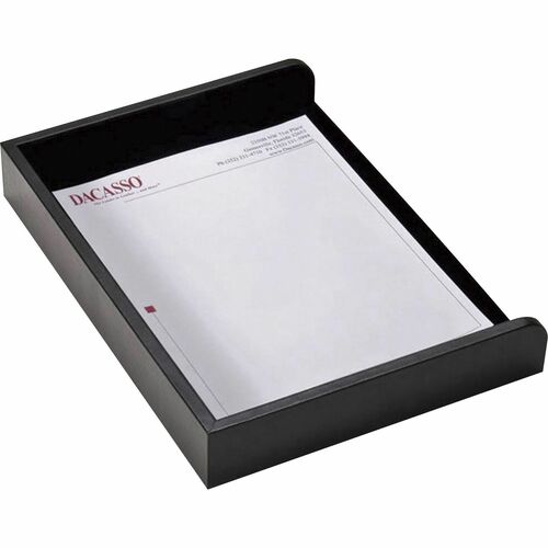 Letter Tray, Letter, 13-3/4" x 10-1/2" x 2-1/4", Black