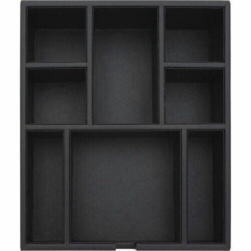 Condiment Tray, 12-3/5"x10-3/10"x3-7/10", Black