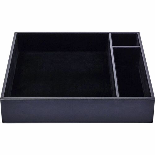 Conference Room Organizer, 12-3/4"x12-3/5"x2-2/5", Black