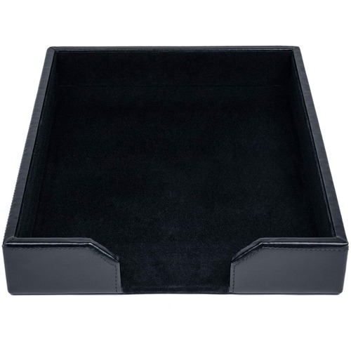 Letter Tray, Front Load, 10-1/2"Wx13-1/2"Lx2"H, Black
