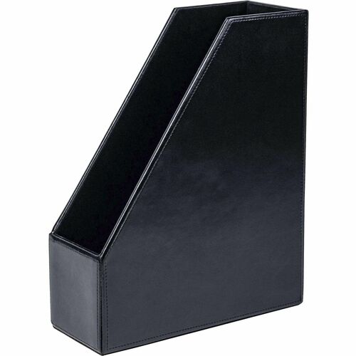 Magazine Rack, Letter, 10" x 4" x 12-1/4", Black