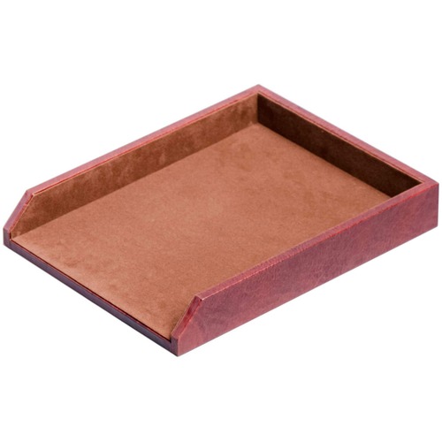 Letter Tray, Front Load, 10-3/5"Wx13-3/5"Lx2"H, Mocha