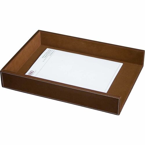 Letter Tray, Legal, Rustic, 15-1/10" x 10-3/5" x 2", Brown