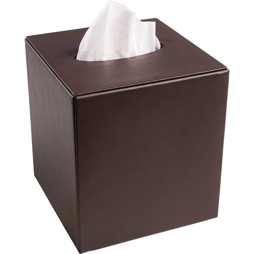 Cover, Tissue, Box, Leather, Brown