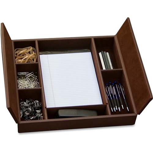 Conference Room Organizer, 17" x 16" x 3", Black