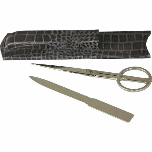 Library Set, Chrome, 11-1/4"x2-3/4"x1-1/10", Gray