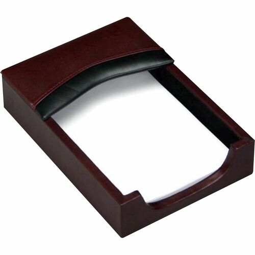 Memo Holder, Leather, Two-Tone