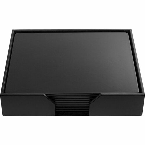 Conference Room Set, Pads, 11 Pc, 18-1/10"x15-2/5"x4", Black