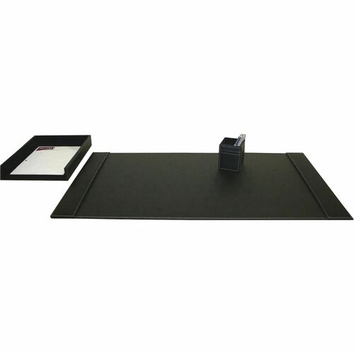 Desk Set, 3 Pc, Rustic, 34-3/4"x20-3/4"x5-2/5", Black