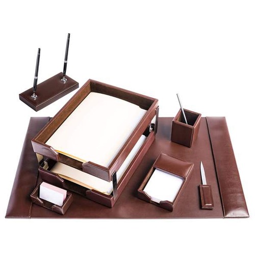 Desk Set, 9 Pc, 30"x18"x4", BN