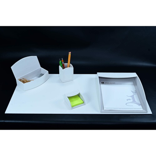 Desk Set, 32" x 16" x 4-1/4", White
