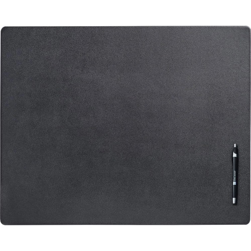 Desk Mat, Permaflat Core, 19"Wx24"Lx1/4"H, Black