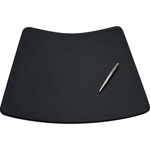 Conference Pad, F/ Round Table, 17" x 14" x 1/4", Black