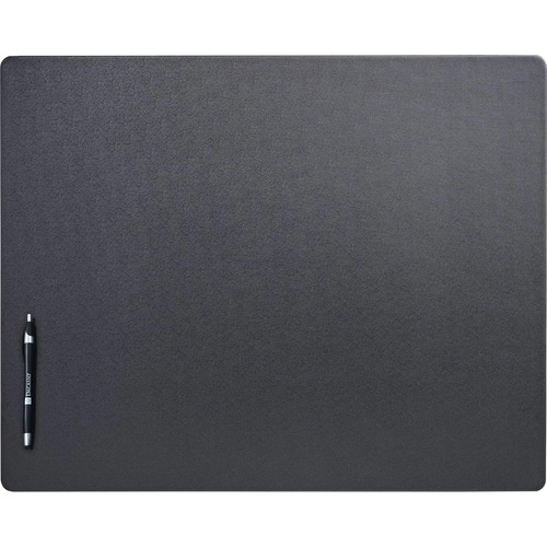 Desk Mat, No Rails, 24"x19"x1/4", Black