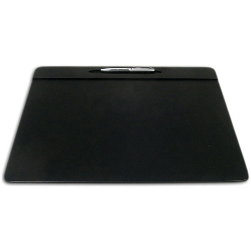 Conference Table Pad, w/ Top-Rail, 14" W x 17" L x 2/5" H, Black