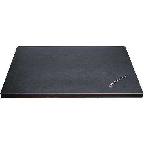 Desk Mat, W/ Fixation Lip, 30" x 19" x 1-1/4", Black
