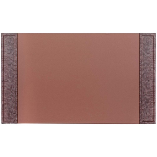 Desk Pad, Crocodile, 34" x 20" x 1/2", Brown