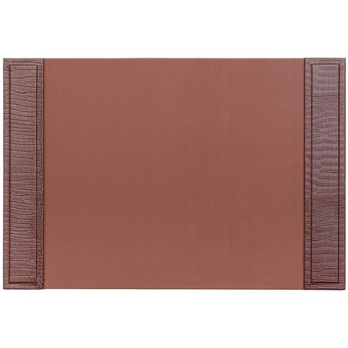 Desk Pad, Crocodile, 25-1/2" x 17-1/4" x 1/2", Brown