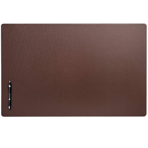 Desk Mat, No Rails, 30" x 19" x 1/4", Brown