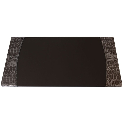 Desk Pad, Crocodile, Castlerock, 20" x 34" x 3/5", Gray