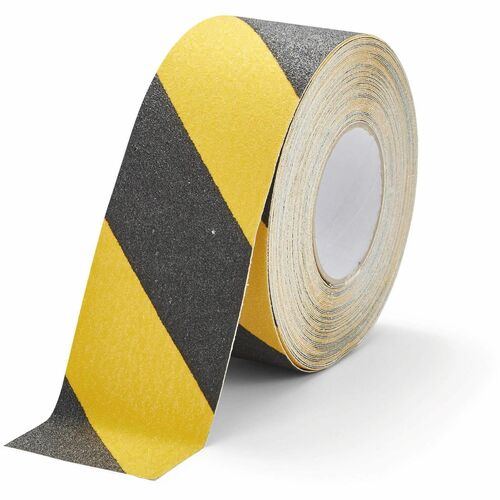 Floor Marking Tape, 75 mm, Yellow Black