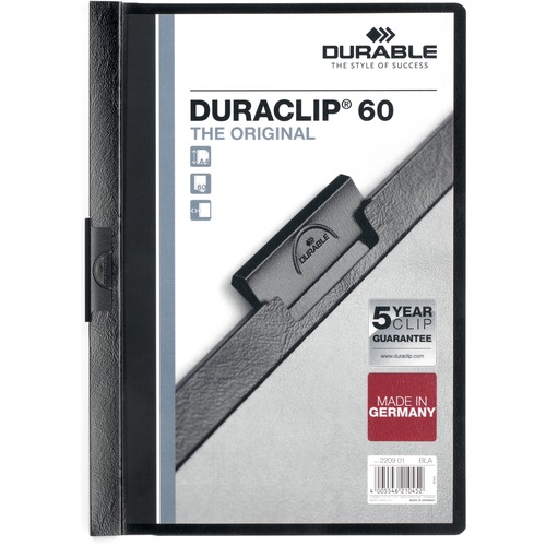 Cover, Report, Duraclip, 60 Shore, Black
