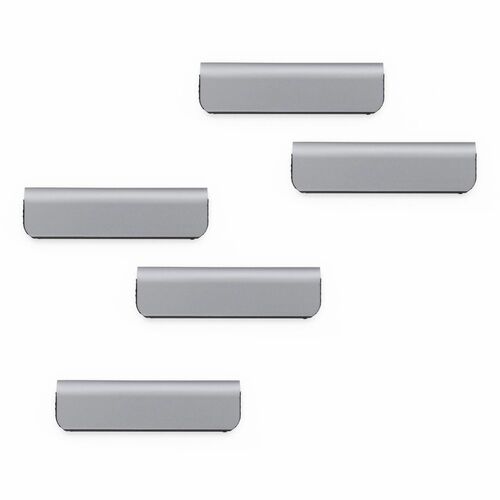 Clip, Magnetic, 2-3/8" Wx 5/8" H, Silver 10/PK
