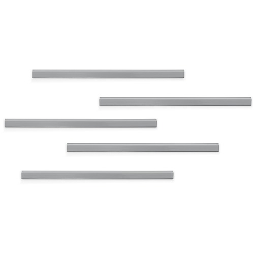 Rail, Magstrip, 11-1/4"Wx5/8"H, Silver 5/PK