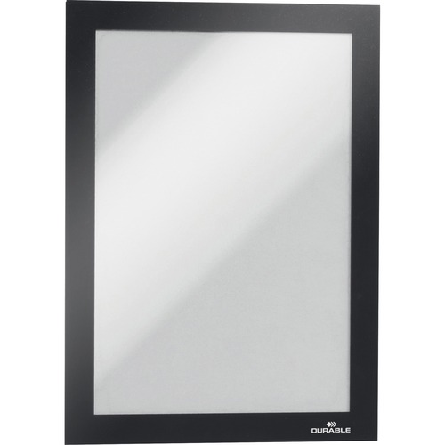 Holder, Magnetic, Sign, 5.5x8.5, Black 2/PK